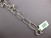 ESTATE LONG 1.17CT DIAMOND 18K 2 TONE GOLD STAR BY THE YARD LINK TOGGLE BRACELET