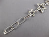 ESTATE LONG 1.17CT DIAMOND 18K 2 TONE GOLD STAR BY THE YARD LINK TOGGLE BRACELET