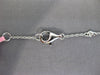 .43CT DIAMOND 18KT WHITE GOLD ROUND & BAGUETTE HEART SHAPE BY THE YARD BRACELET