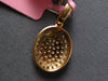 ESTATE .30CT WHITE & PINK DIAMOND 18K WHITE & ROSE GOLD CLUSTER OVAL FUN PENDANT