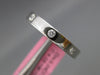 ESTATE .22CT DIAMOND 18KT WHITE GOLD 3D ETOILE ETERNITY 3MM ANNIVERSARY RING