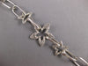 ESTATE LONG 1.17CT DIAMOND 18K 2 TONE GOLD STAR BY THE YARD LINK TOGGLE BRACELET
