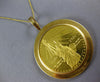 ESTATE EXTRA LARGE 18KT YELLOW GOLD 3D CARTIER 1776 1976 LIBERTY COIN PENDANT