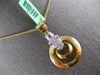 LARGE .52CT WHITE & BLACK DIAMOND 18K 2 TONE GOLD HAPPY PANTHER FLOATING PENDANT