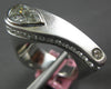 1.42CT DIAMOND 18KT WHITE GOLD PEAR SHAPE & ROUND MATTE & SHINY ETOILE FUN RING