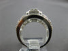 WIDE 1.80CT DIAMOND 14KT WHITE GOLD 3D ROUND & BAGUETTE OCTAGON ANNIVERSARY RING