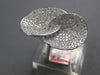 ESTATE LARGE .88CT DIAMOND 18KT WHITE GOLD 3D DOUBLE OVAL LOVE KNOT FUN RING