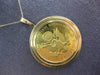 ESTATE EXTRA LARGE 18KT YELLOW GOLD 3D CARTIER 1776 1976 LIBERTY COIN PENDANT