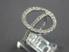 ESTATE LARGE 1.14CT DIAMOND 14KT WHITE GOLD 3D CLASSIC CIRCLE OF LIFE LOVE RING