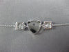 .45CT DIAMOND 18K WHITE GOLD 3D SQUARE INVISIBLE TRIANGULAR BY THE YARD BRACELET