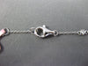.45CT DIAMOND 18K WHITE GOLD 3D SQUARE INVISIBLE TRIANGULAR BY THE YARD BRACELET