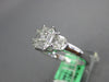 1.29CT DIAMOND 18KT WHITE GOLD BAGUETTE & MOON CUT 3 STONE LOOK FRIENDSHIP RING