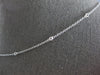 .54CT DIAMOND 18KT WHITE GOLD 3D ROUND & BAGUETTE INVISIBLE BY THE YARD NECKLACE