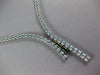 LARGE 53.52CT AAA AQUAMARINE & TOURMALINE 18KT WHITE GOLD LARIAT TENNIS NECKLACE