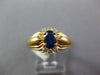 .28CT DIAMOND & AAA SAPPHIRE 14KT YELLOW GOLD 3D OVAL & ROUND ENGAGEMENT RING