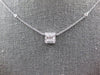 .54CT DIAMOND 18KT WHITE GOLD 3D ROUND & BAGUETTE INVISIBLE BY THE YARD NECKLACE