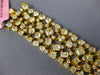 LARGE 26.75CT WHITE & CANARY DIAMOND 18K YELLOW GOLD MULTI SHAPE TENNIS BRACELET