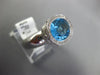 3.76CT DIAMOND & AAA BLUE TOPAZ 18KT WHITE GOLD OVAL & ROUND BEZEL FUN LOVE RING