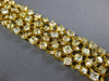 LARGE 26.75CT WHITE & CANARY DIAMOND 18K YELLOW GOLD MULTI SHAPE TENNIS BRACELET
