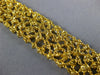 LARGE 26.75CT WHITE & CANARY DIAMOND 18K YELLOW GOLD MULTI SHAPE TENNIS BRACELET