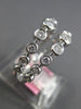 WIDE .47CT DIAMOND 18KT WHITE GOLD 3D BEZEL ETOILE GRADUATING DOUBLE FUN RING