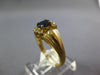 .28CT DIAMOND & AAA SAPPHIRE 14KT YELLOW GOLD 3D OVAL & ROUND ENGAGEMENT RING