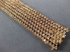 LARGE & LONG 12.88CT PINK DIAMOND 18KT ROSE GOLD 3D MULTI ROW TENNIS BRACELET
