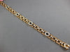 WIDE & LONG 1.64CT WHITE & PINK DIAMOND 18KT WHITE & ROSE GOLD TENNIS BRACELET