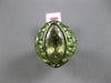 12.70CT AAA PERIDOT & GREEN AMETHYST 14KT BLACK GOLD MARQUISE & ROUND FUN RING