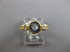 1.15CT DIAMOND & TANZANITE 14K YELLOW GOLD CLASSIC 3 STONE BEZEL ENGAGEMENT RING