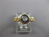 1.15CT DIAMOND & TANZANITE 14K YELLOW GOLD CLASSIC 3 STONE BEZEL ENGAGEMENT RING