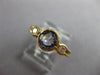 1.15CT DIAMOND & TANZANITE 14K YELLOW GOLD CLASSIC 3 STONE BEZEL ENGAGEMENT RING