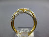.55CT AAA SAPPHIRE 18KT YELLOW GOLD 3D PRINCESS INVISIBLE SQUARE BEZEL FUN RING