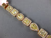 EXTRA LARGE & LONG 21.14CT WHITE & CANARY DIAMOND 18KT ROSE GOLD TENNIS BRACELET