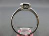 .56CT DIAMOND 18KT WHITE GOLD BAGUETTE INVISIBLE OCTAGON BEZEL ENGAGEMENT RING