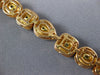 EXTRA LARGE & LONG 21.14CT WHITE & CANARY DIAMOND 18KT ROSE GOLD TENNIS BRACELET
