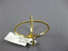 ESTATE .14CT DIAMOND 18KT YELLOW GOLD 3D CLASSIC X LOVE FUN RING