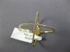ESTATE .14CT DIAMOND 18KT YELLOW GOLD 3D CLASSIC X LOVE FUN RING