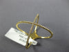 ESTATE .14CT DIAMOND 18KT YELLOW GOLD 3D CLASSIC X LOVE FUN RING