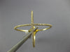 ESTATE .14CT DIAMOND 18KT YELLOW GOLD 3D CLASSIC X LOVE FUN RING