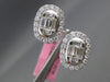 EXTRA LARGE 2.65CT DIAMOND 18KT WHITE GOLD ROUND & BAGUETTE DOUBLE OVAL FUN RING