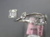 .32CT DIAMOND 18K WHITE GOLD ROUND BAGUETTE & PEAR SHAPE DOUBLE SQUARE LOVE RING
