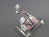 .32CT DIAMOND 18K WHITE GOLD ROUND BAGUETTE & PEAR SHAPE DOUBLE SQUARE LOVE RING