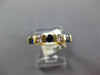 .56CT DIAMOND & AAA SAPPHIRE 14KT YELLOW GOLD 5 STONE CHANNEL ANNIVERSARY RING