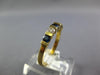 .56CT DIAMOND & AAA SAPPHIRE 14KT YELLOW GOLD 5 STONE CHANNEL ANNIVERSARY RING