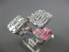 EXTRA LARGE 3.05CT DIAMOND 18KT WHITE GOLD MULTI SHAPE DOUBLE SQUARE CROWN RING