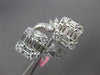 EXTRA LARGE 3.05CT DIAMOND 18KT WHITE GOLD MULTI SHAPE DOUBLE SQUARE CROWN RING