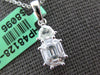 .57CT DIAMOND 18K WHITE GOLD 3D BAGUETTE & KITE CUT CLUSTER FUN FLOATING PENDANT