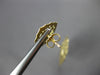 EXTRA LARGE 20.76CT DIAMOND & MOONSTONE 14KT YELLOW GOLD FLOWER HANGING EARRINGS