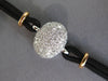 .21CT DIAMOND 14KT WHITE AND ROSE GOLD CLASSIC OVAL PAVE FILIGREE FUN BRACELET